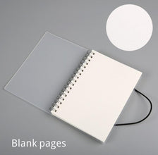 Plastic Cover Bound Spiral Coil Notebook